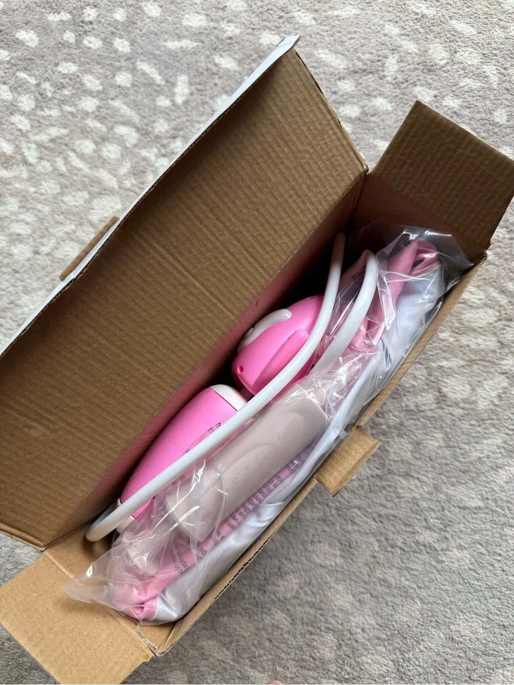Pink Kids Inflatable Car Swim Ring